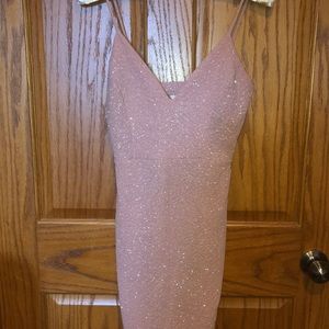 Sparkly tight fitting dress